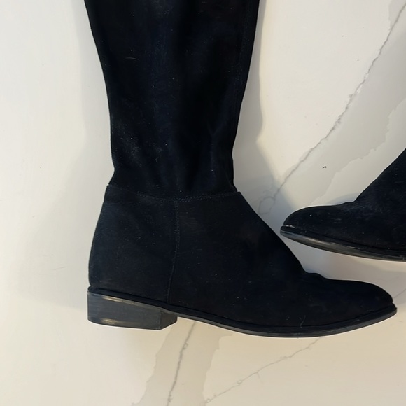 Over the knee black boots size 7.5 - Picture 2 of 8